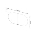 Kinkiet SALIA G9 2x40W IP20 SL.1004 SOLLUX