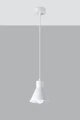 Lampa wisząca TALEJA 1 biała [E27] E27 1x60W IP20 SL.0983 SOLLUX