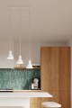 Lampa wisząca TALEJA 3 biała [E27] E27 3x60W IP20 SL.0984 SOLLUX