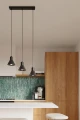 Lampa wisząca TALEJA 3 czarna [E27] E27 3x60W IP20 SL.0986 SOLLUX