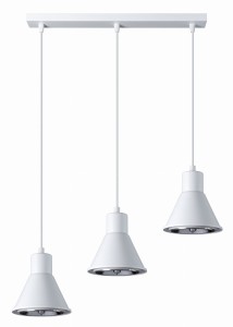Lampa wisząca TAZILA 3 biała [ES111] ES111 3x IP20 SL.0988 SOLLUX