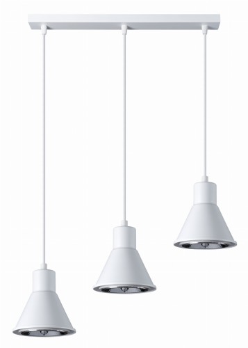 Lampa wisząca TAZILA 3 biała [ES111] ES111 3x IP20 SL.0988 SOLLUX