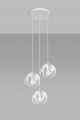Lampa wisząca TULOS 3P biała E27 3x60W IP20 SL.1084 SOLLUX