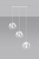Lampa wisząca TULOS 3L biała E27 3x60W IP20 SL.1085 SOLLUX