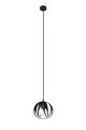 Lampa wisząca TULOS 1 czarna E27 1x60W IP20 SL.1087 SOLLUX