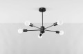 Żyrandol LANGO 5 czarny E27 5x60W IP20 SL.1022 SOLLUX