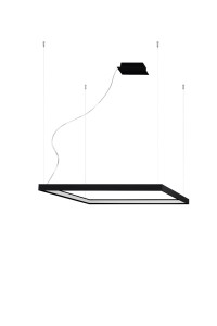 Żyrandol NELYA M czarny LED 4000K LED 1x50W IP20 TH.151 SOLLUX