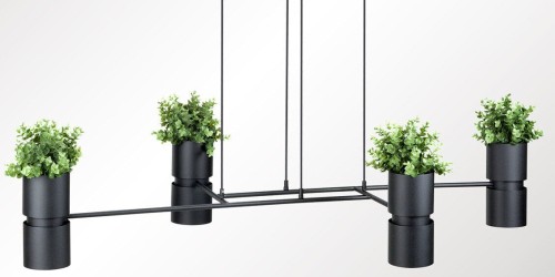 Lampa wisząca KUKKIA czarna GU10/ES111 4x40W IP20 TH.004CZ SOLLUX