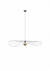 Lampa wisząca ESKOLA 70 czarna E27 1x60W IP20 TH.010CZ SOLLUX