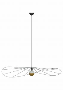 Lampa wisząca ESKOLA 140 czarna E27 1x60W IP20 TH.012CZ SOLLUX