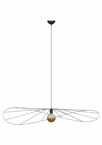 Lampa wisząca ESKOLA 140 czarna E27 1x60W IP20 TH.012CZ SOLLUX
