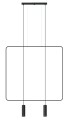 Lampa wisząca RANA 2 czarna GU10 2x40W IP20 TH.019CZ SOLLUX