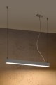 Lampa wisząca PINNE 67 szara 3000K LED 1x17W IP20 TH.031 SOLLUX