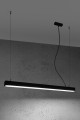 Lampa wisząca PINNE 90 czarna 4000K LED 1x25W IP20 TH.051 SOLLUX