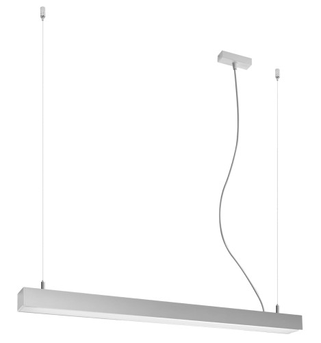Lampa wisząca PINNE 90 szara 4000K LED 1x25W IP20 TH.052 SOLLUX