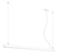 Lampa wisząca PINNE 117 biała 3000K LED 1x31W IP20 TH.065 SOLLUX