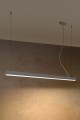 Lampa wisząca PINNE 117 szara 3000K LED 1x31W IP20 TH.067 SOLLUX