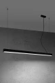 Lampa wisząca PINNE 117 czarna 4000K LED 1x31W IP20 TH.069 SOLLUX
