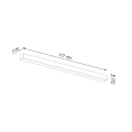 Plafon PINNE 117 czarny 4000K LED 1x31W IP20 TH.081 SOLLUX