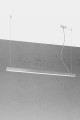 Lampa wisząca PINNE 150 szara 3000K LED 1x39W IP20 TH.085 SOLLUX