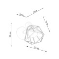 Kinkiet ARTEMIS 1 czarny E14 1x40 IP20 SL.1105 SOLLUX