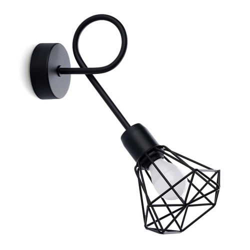 Kinkiet ARTEMIS 1S czarny E14 1x40 IP20 SL.1108 SOLLUX