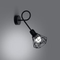 Kinkiet ARTEMIS 1S czarny E14 1x40 IP20 SL.1108 SOLLUX