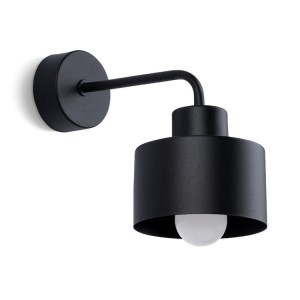 Kinkiet SAVAR 1 czarny E27 1x60 IP20 SL.1129 SOLLUX