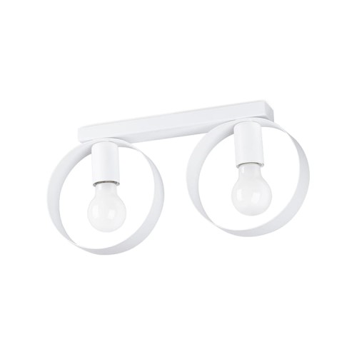 Plafon TITRAN 2 biały E27 2x60 IP20 SL.1135 SOLLUX