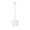 Lampa wisząca TITRAN 1 biała E27 1x60 IP20 SL.1137 SOLLUX