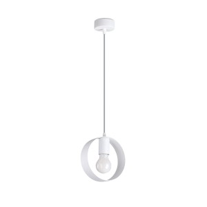 Lampa wisząca TITRAN 1 biała E27 1x60 IP20 SL.1137 SOLLUX