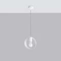 Lampa wisząca TITRAN 1 biała E27 1x60 IP20 SL.1137 SOLLUX