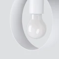 Lampa wisząca TITRAN 1 biała E27 1x60 IP20 SL.1137 SOLLUX