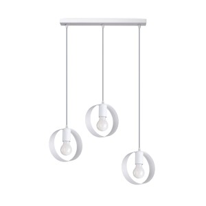 Lampa wisząca TITRAN 3 biała E27 3x60 IP20 SL.1138 SOLLUX