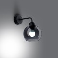 Kinkiet ALINO 1 czarny E27 1x60 IP20 SL.1139 SOLLUX
