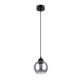 Lampa wisząca ALINO 1 czarna E27 1x60 IP20 SL.1141 SOLLUX