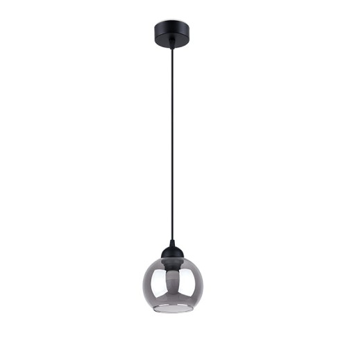 Lampa wisząca ALINO 1 czarna E27 1x60 IP20 SL.1141 SOLLUX