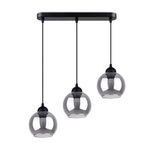 Lampa wisząca ALINO 3 czarna E27 3x60 IP20 SL.1142 SOLLUX