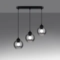Lampa wisząca ALINO 3 czarna E27 3x60 IP20 SL.1142 SOLLUX