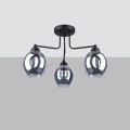 Żyrandol FILLAN 3 czarny E27 3x60 IP20 SL.1144 SOLLUX
