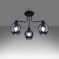 Żyrandol FILLAN 3 czarny E27 3x60 IP20 SL.1144 SOLLUX