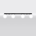 Plafon YOLI 4 czarny G9 4x12 IP20 SL.1154 SOLLUX
