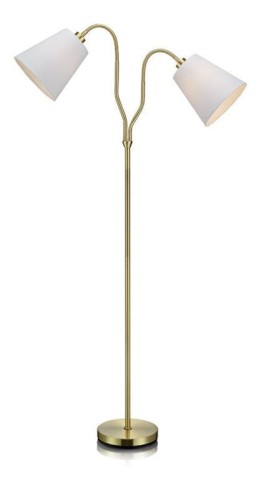 MODENA Podłogowa 2L Mosiądz/Biały 105274 Markslojd