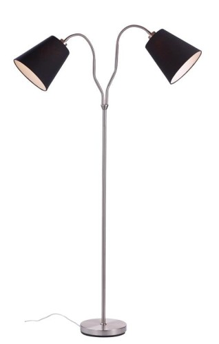 MODENA Podłogowa 2L Stalowy/Czarny 105248 Markslojd