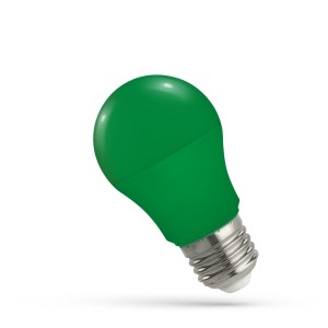 Żarówka LED GLS 4,9W E27 zielona WOJ+14606 Spectrum