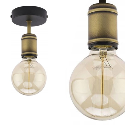 Lampa sufitowa RETRO bez klosza industrialna TK Lighting