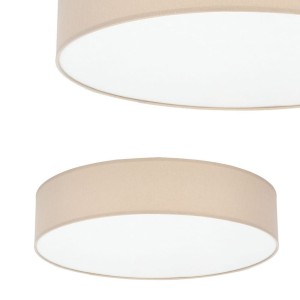 Plafon RONDO o średnicy 60cm beżowo-biały nowoczesny TK Lighting