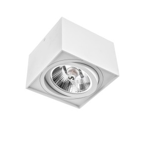 Oprawa sufitowa spot tuba kwadrat biała CHLOE AR111 GU10 SLIP005038 Spectrum