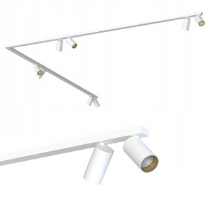 Listwa sufitowa 90° 2x200cm MONO CORNER VIII 2x200 WHITE/GOLD 7697 Nowodvorski Lighting