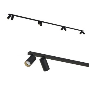 Listwa sufitowa 400cm MONO VIII 2x200 BLACK/GOLD 7701 Nowodvorski Lighting